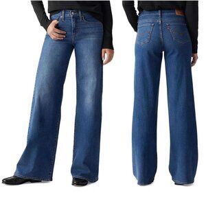 NWT Levi's 318 Shaping Wide Leg Mid Rise Women's Jeans Size 28/32